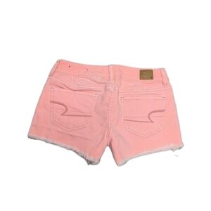 American Eagle Outfitters Stretch Low Rise Micro Mini Shorts 4 Neon 90s Y2K Grun